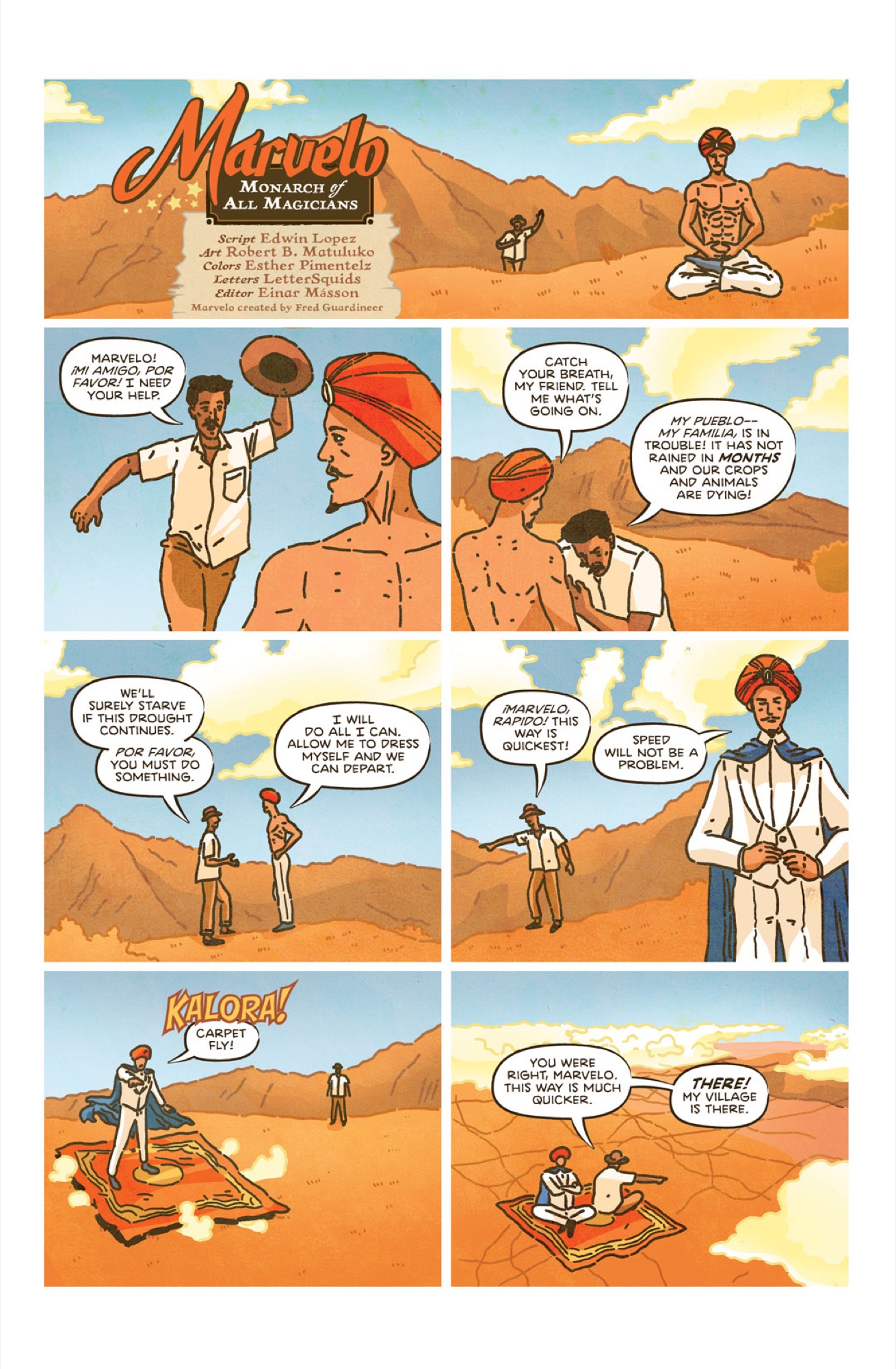 Marvelo, Monarch of All Magicians, page 1