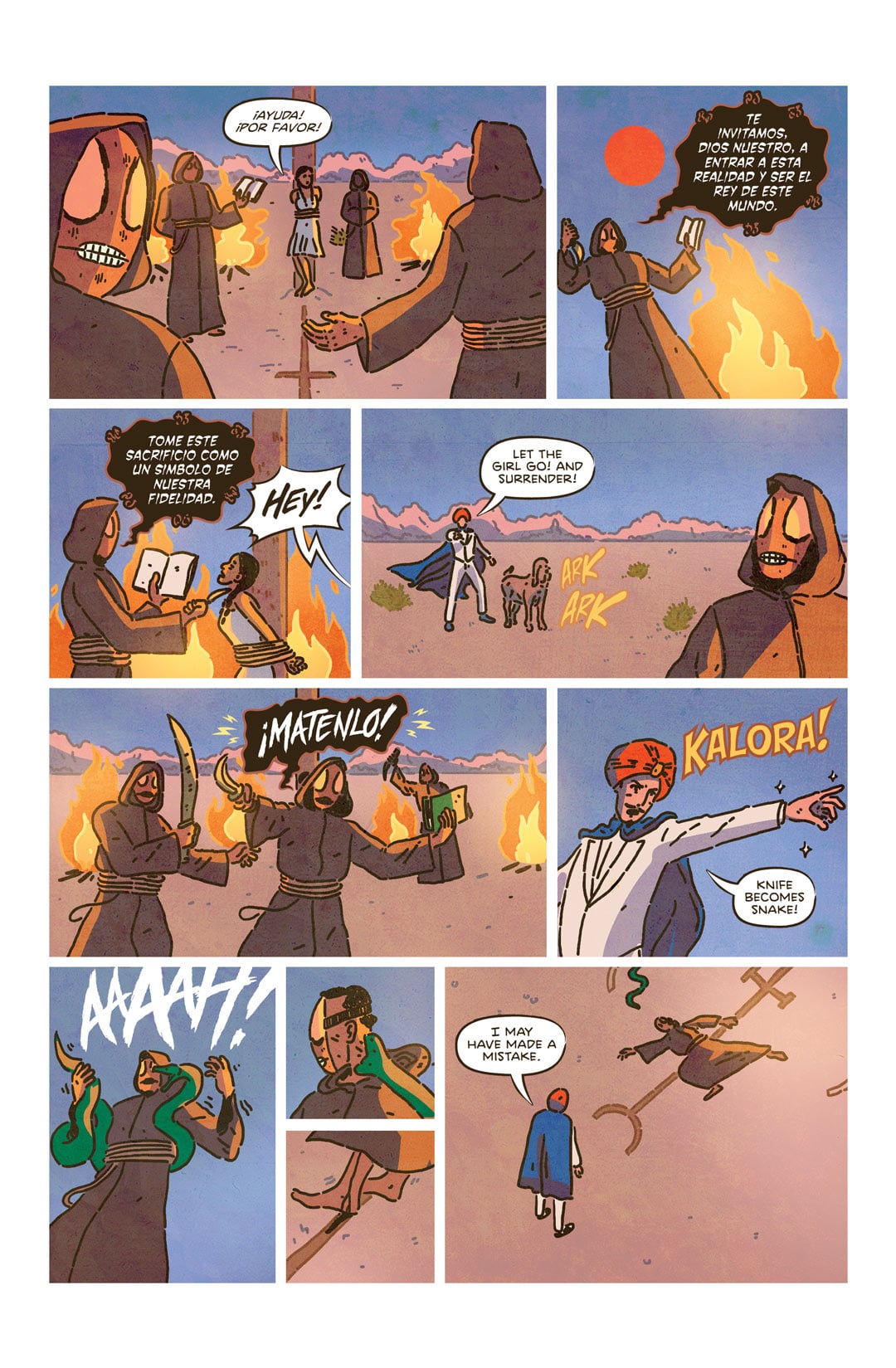 marvelo comic page 4 written by edwin lopez