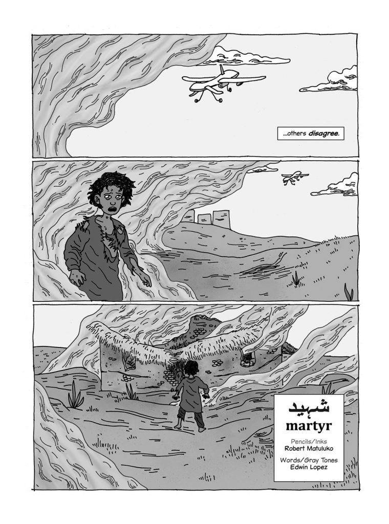 martyr comic book page 2